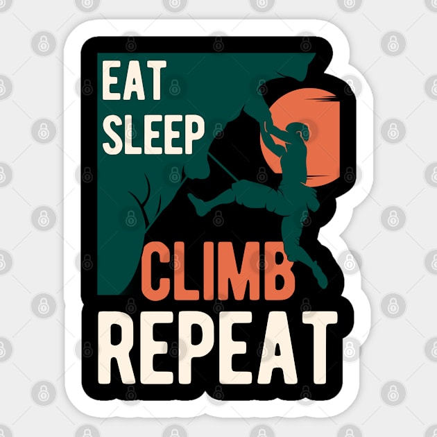 Funny Rock Climbing Climber Sticker by Crea8Expressions